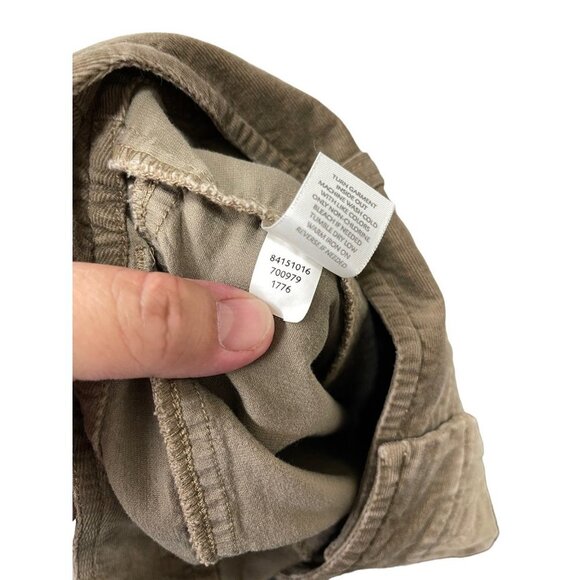 J. Jill Womens Stretch Corduroy Cargo Jogger Pants Size 10 Tan - Picture 7 of 7